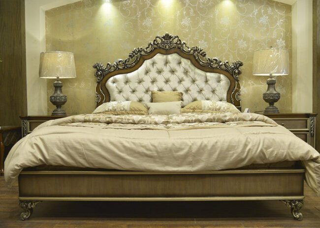 Double Bed Arezzo Furniture Bed Price in Pakistan - JF Homes