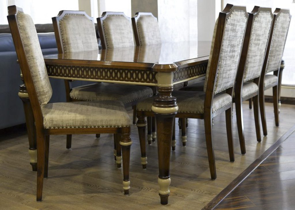 Fort Worth – Dining Table With 8 Chair Set