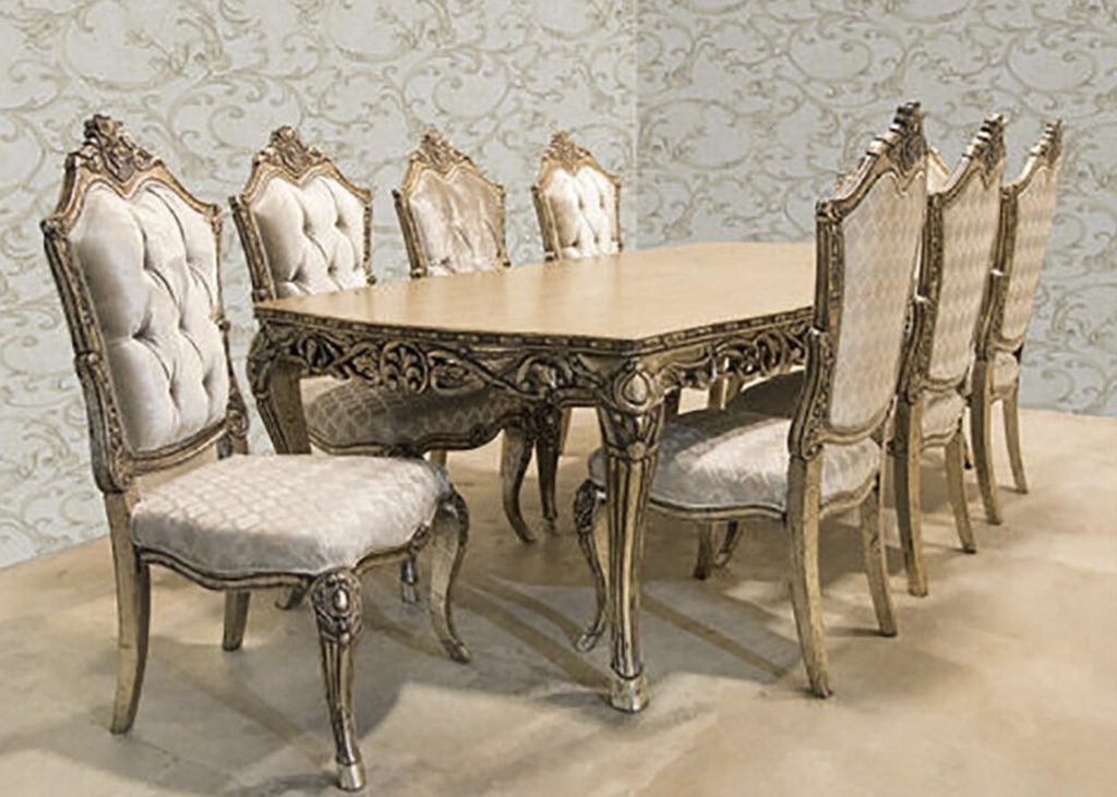Bulgari – Dining Table With 8 Chair