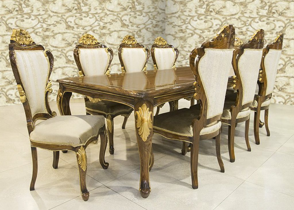 Genoa – Dining table With 8 Chair Set