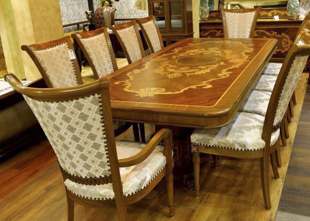 Seattle – Dining Table With 10 Chair Set