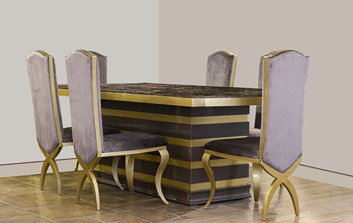 Peoria – Dining Table With 8 Chairs Set