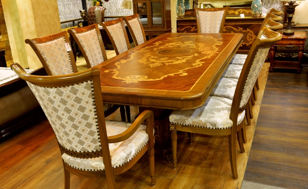 Seattle – Dining Table With 10 Chair Set