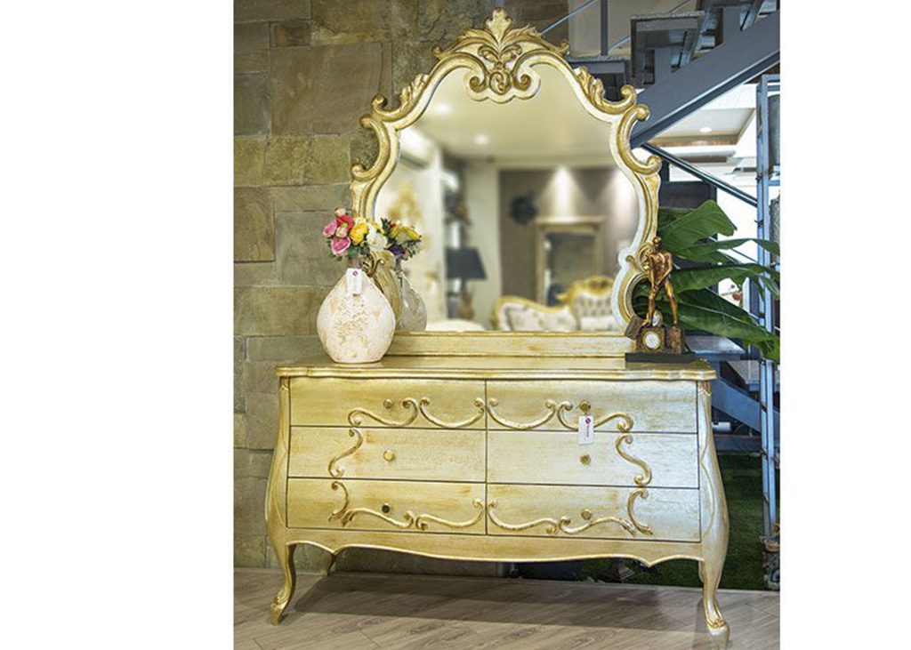 Golden – Dresser & Mirror