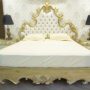 Buy Royal Golden King Size Luxury Master Bed Online in Pakistan JF Homes